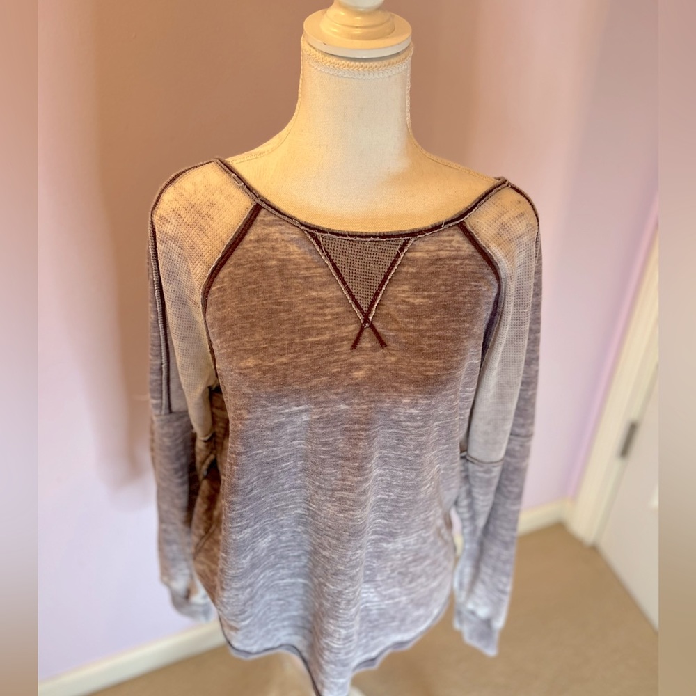 Faded purple lightweight sweatshirt type shirt
